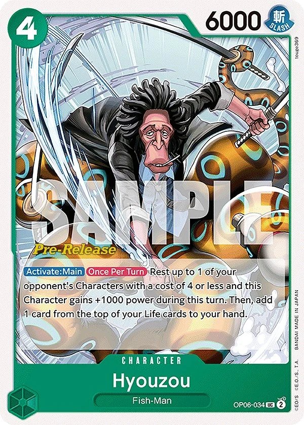Hyouzou (OP06-034) (Wings of the Captain Pre-Release Cards)
