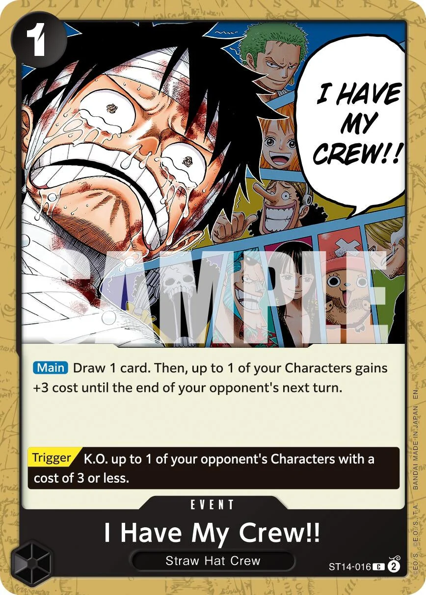 I Have My Crew!! (Reprint) (ST14-016) (Premium Booster -The Best- Vol. 2)