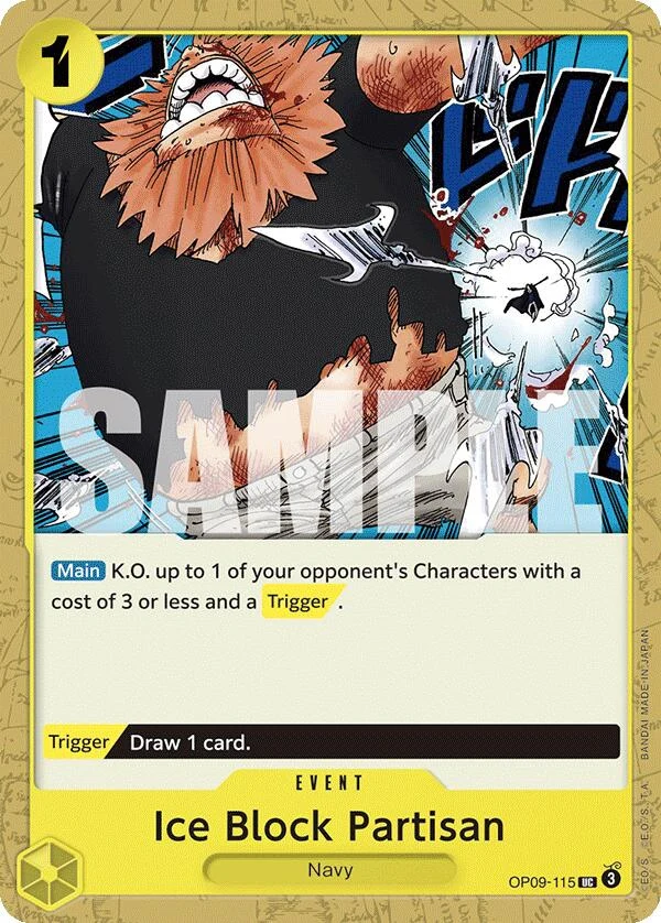 Ice Block Partisan (OP09-115) (Emperors in the New World)
