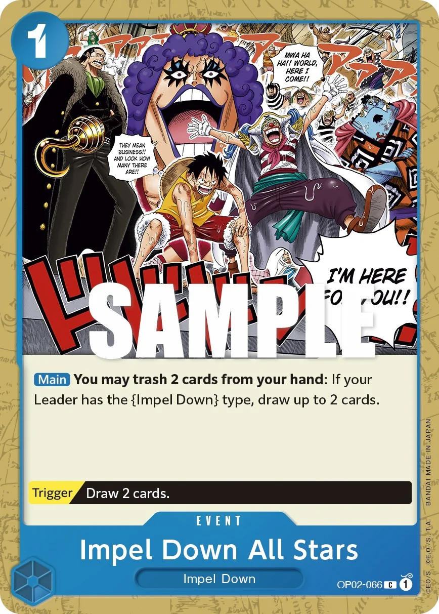 Impel Down All Stars (OP02-066) (Paramount War)