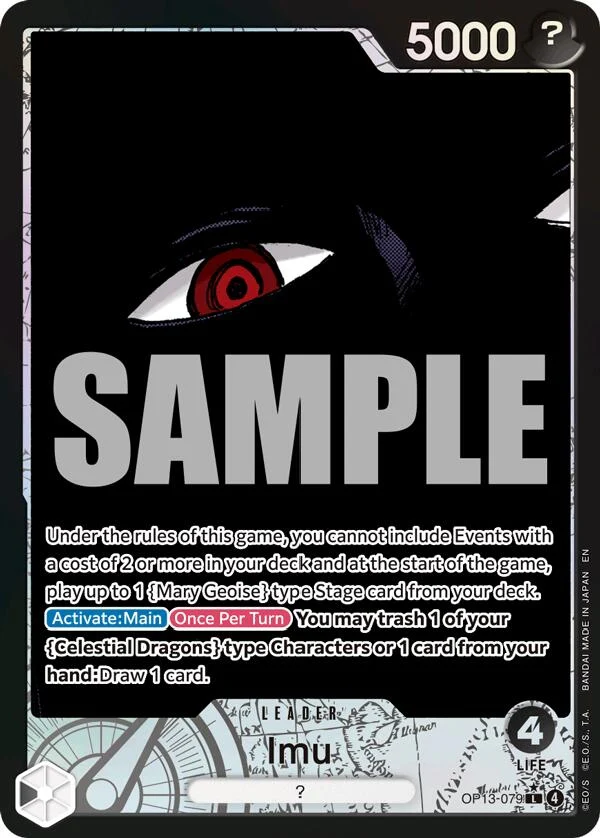 Imu (Alternate Art) (OP13-079) (Carrying On His Will)