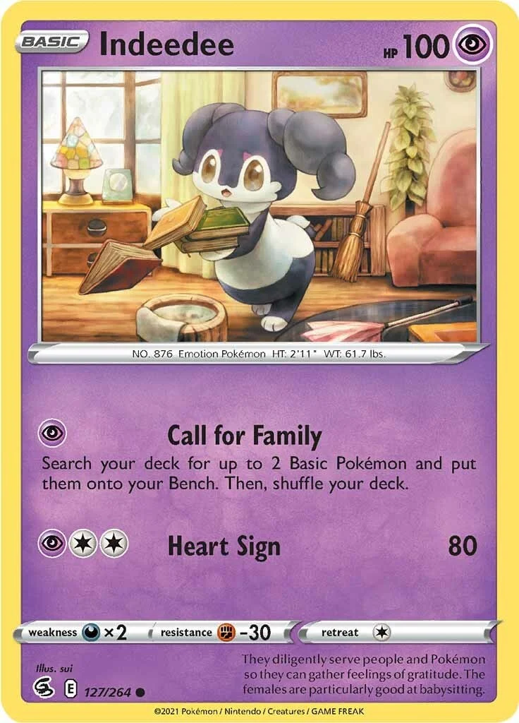 Indeedee (127/264) (SWSH08: Fusion Strike)