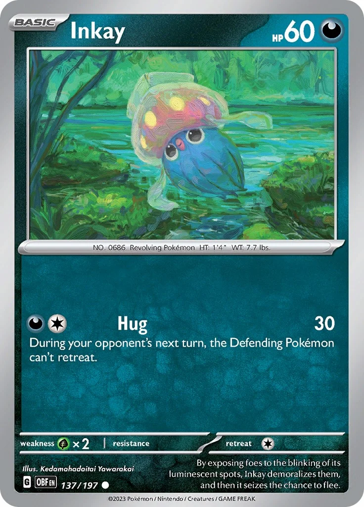 Inkay (137/197) (SV03: Obsidian Flames)