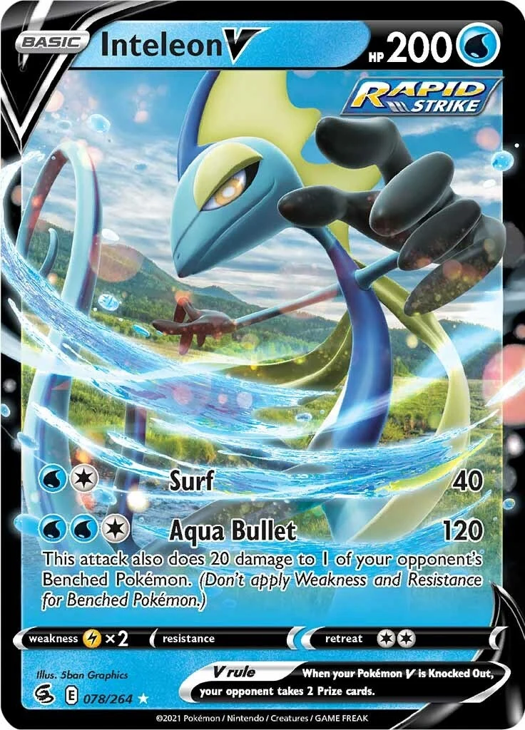 Inteleon V (078/264) (SWSH08: Fusion Strike)
