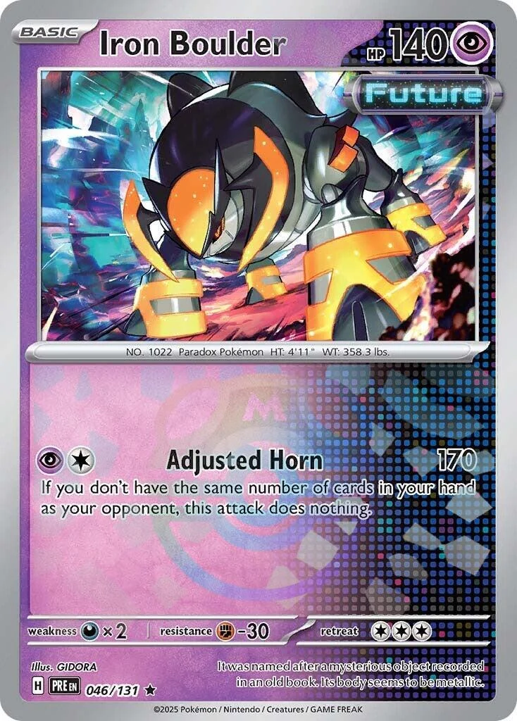 Iron Boulder (Master Ball Pattern) (046/131) (SV: Prismatic Evolutions)