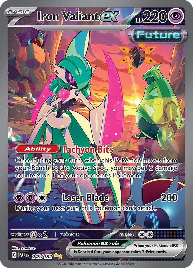Iron Valiant ex (249/182) (SV04: Paradox Rift)