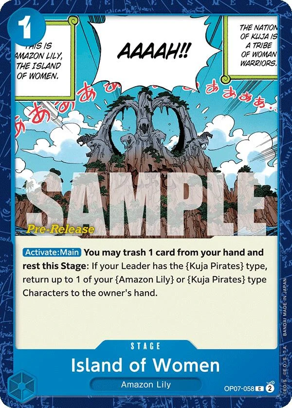 Island of Women (OP07-058) (500 Years in the Future Pre-Release Cards)