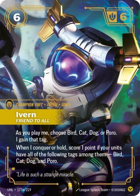Ivern - Friend to All (Alternate Art) (177a/219) (Unleashed)
