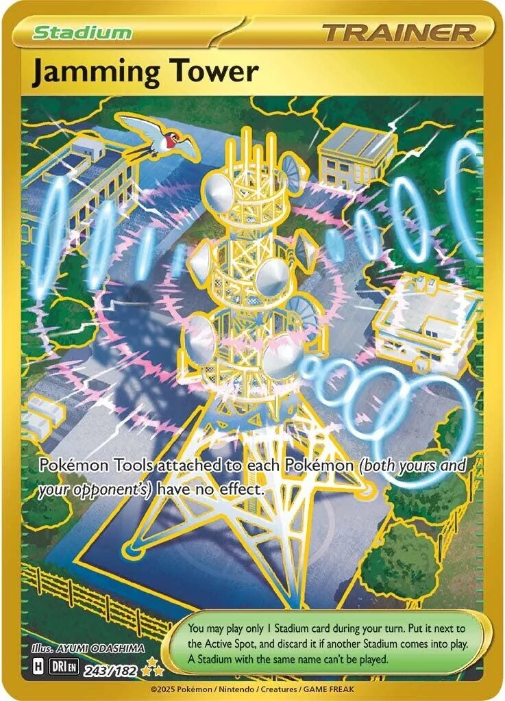 Jamming Tower (243/182) (SV10: Destined Rivals)