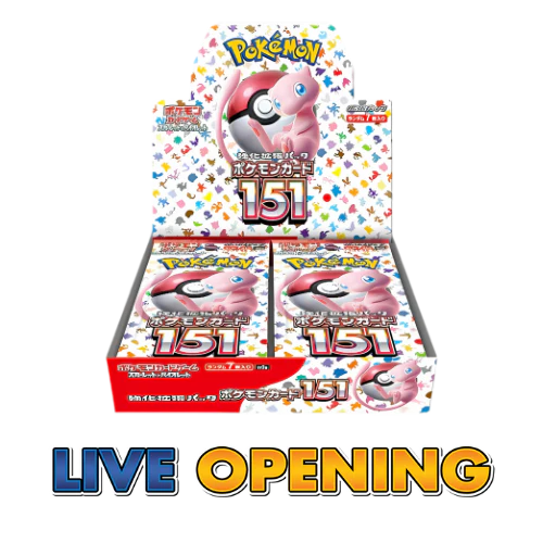 Japanese Pokemon 151 SV2A - Booster Box (Live)