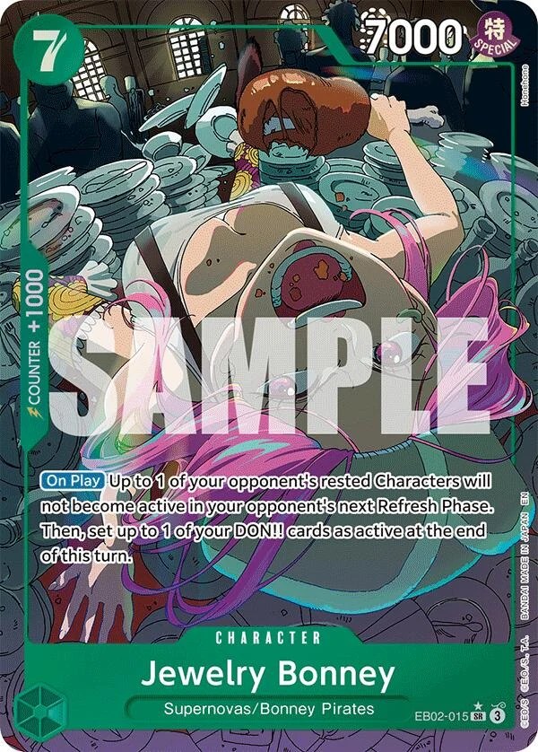 Jewelry Bonney (Alternate Art) (EB02-015) (Extra Booster: Anime 25th Collection)