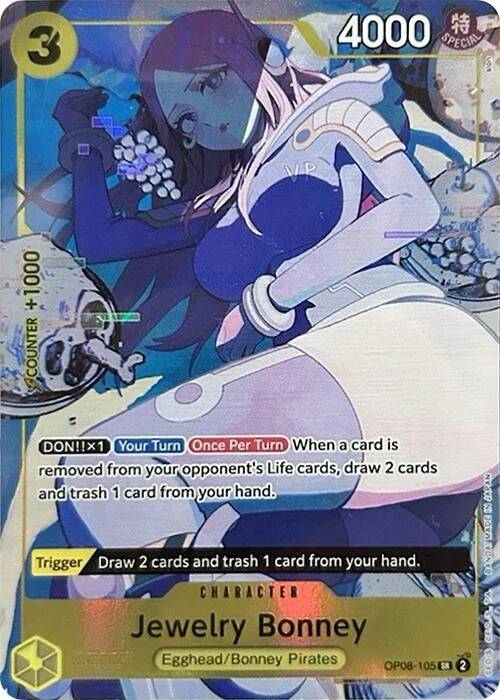 Jewelry Bonney (Illustration Box EX) (OP08-105) (One Piece Promotion Cards)