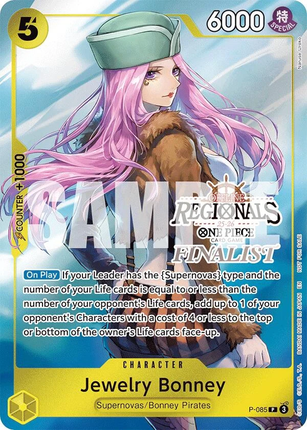 Jewelry Bonney (Offline Regional Finalist Card Set 2025 Vol.2) (P-085) (One Piece Promotion Cards)