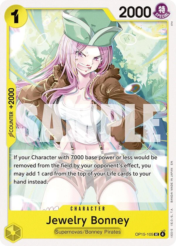 Jewelry Bonney (OP15-105) (OP15-105) (Adventure on Kami's Island)