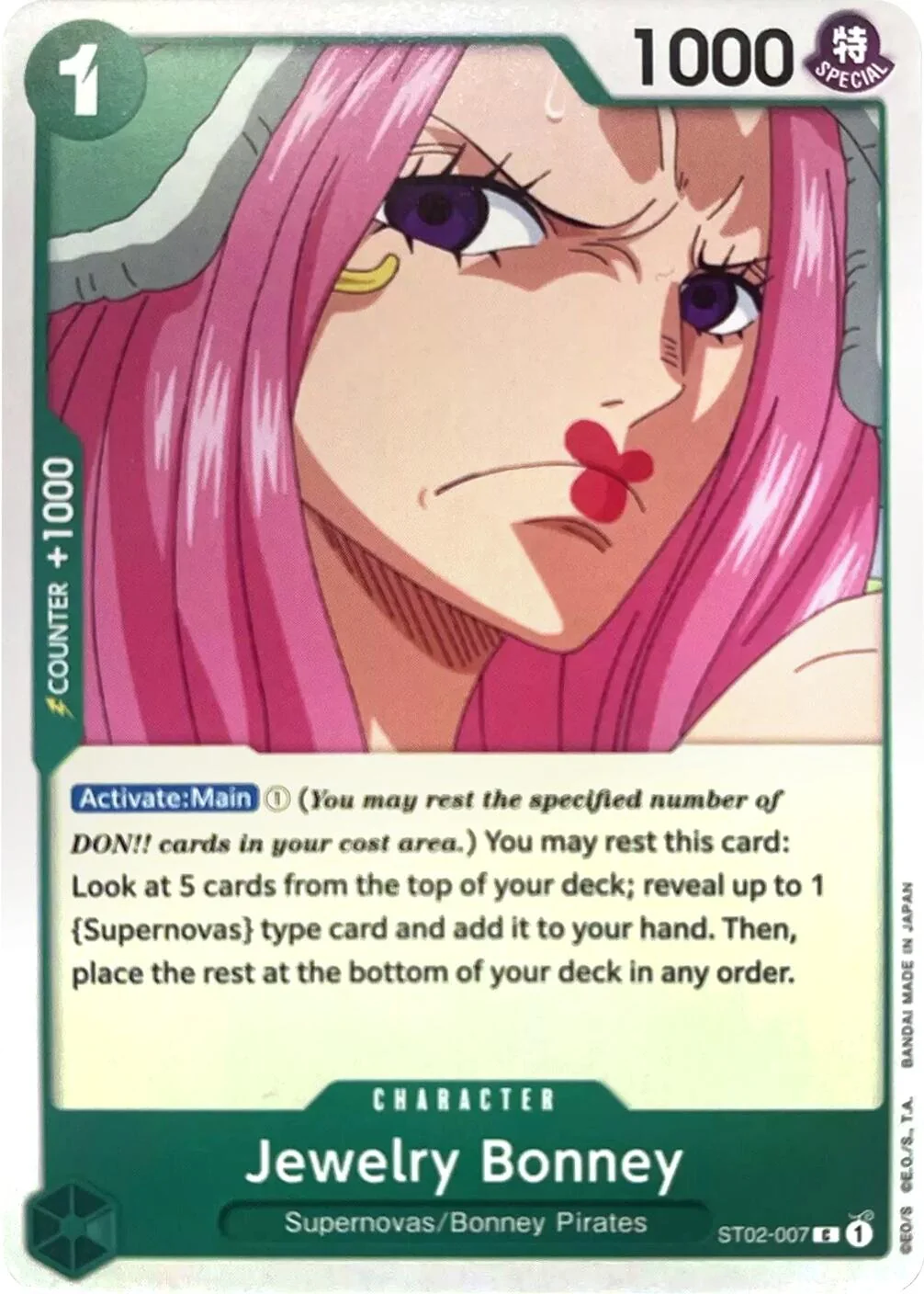 Jewelry Bonney (ST02-007) (Revision Pack Cards)