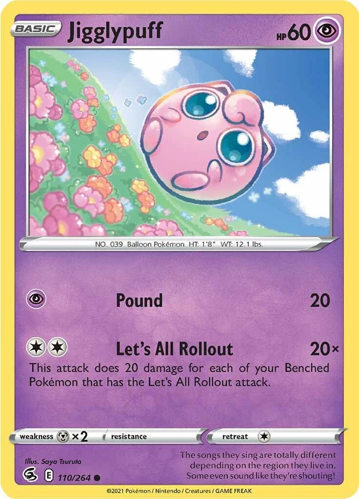 Jigglypuff (110/264) (SWSH08: Fusion Strike)