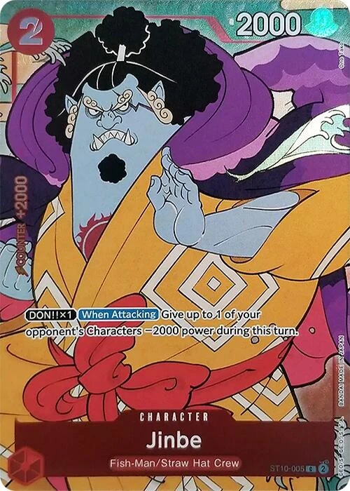 Jinbe (English Version 1st Anniversary Set) (ST10-005) (One Piece Promotion Cards)