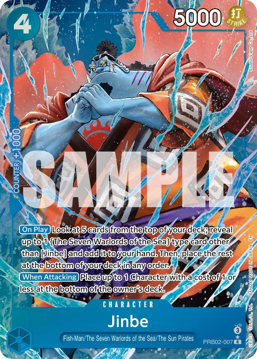 Jinbe - PRB02-007(Alternate Art) (PRB02-007) (Premium Booster -The Best- Vol. 2)