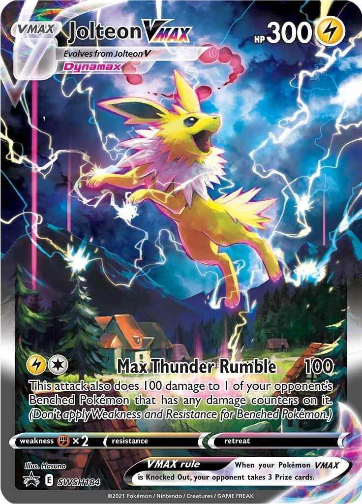 Jolteon VMAX - SWSH184 (SWSH184) (SWSH: Sword & Shield Promo Cards)