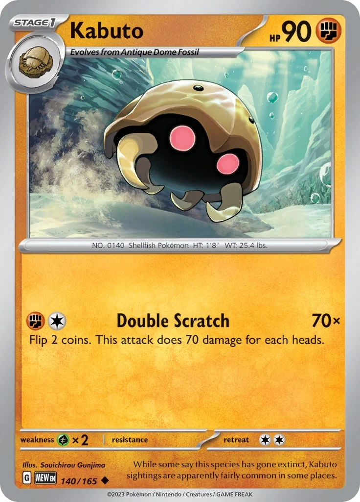Kabuto (140/165) (SV: Scarlet & Violet 151)