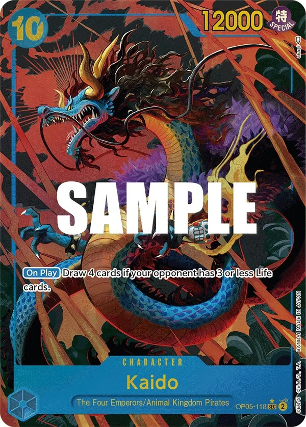 Kaido (118) (Alternate Art) (OP05-118) (Awakening of the New Era)