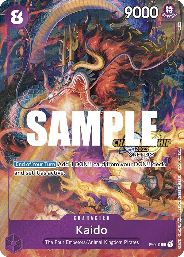 Kaido (CS 2023 Celebration Pack) (P-010) (One Piece Promotion Cards)