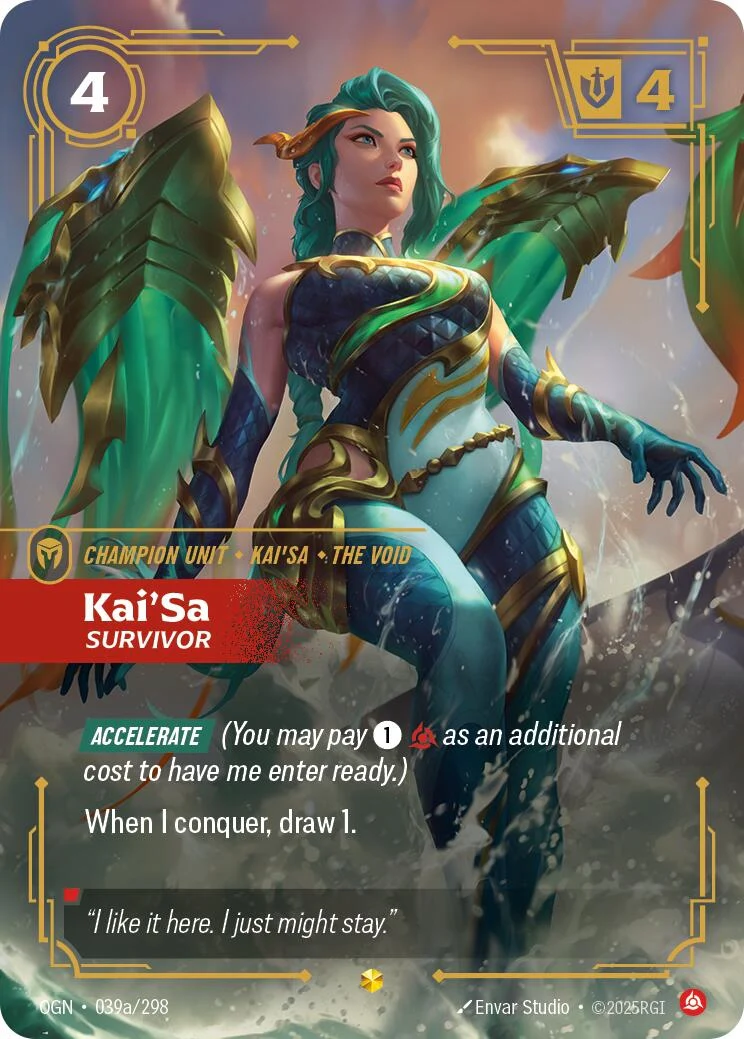 Kai'Sa - Survivor (Alternate Art) (039a/298) (Origins)