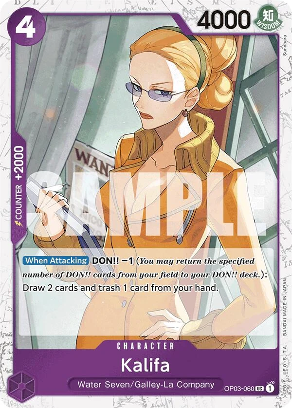 Kalifa (Jolly Roger Foil) (OP03-060) (Premium Booster -The Best-)