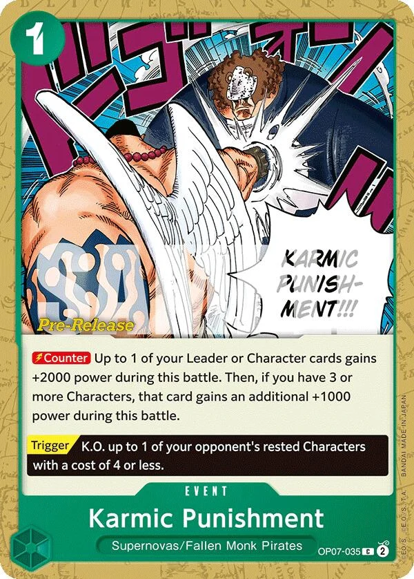 Karmic Punishment (OP07-035) (500 Years in the Future Pre-Release Cards)