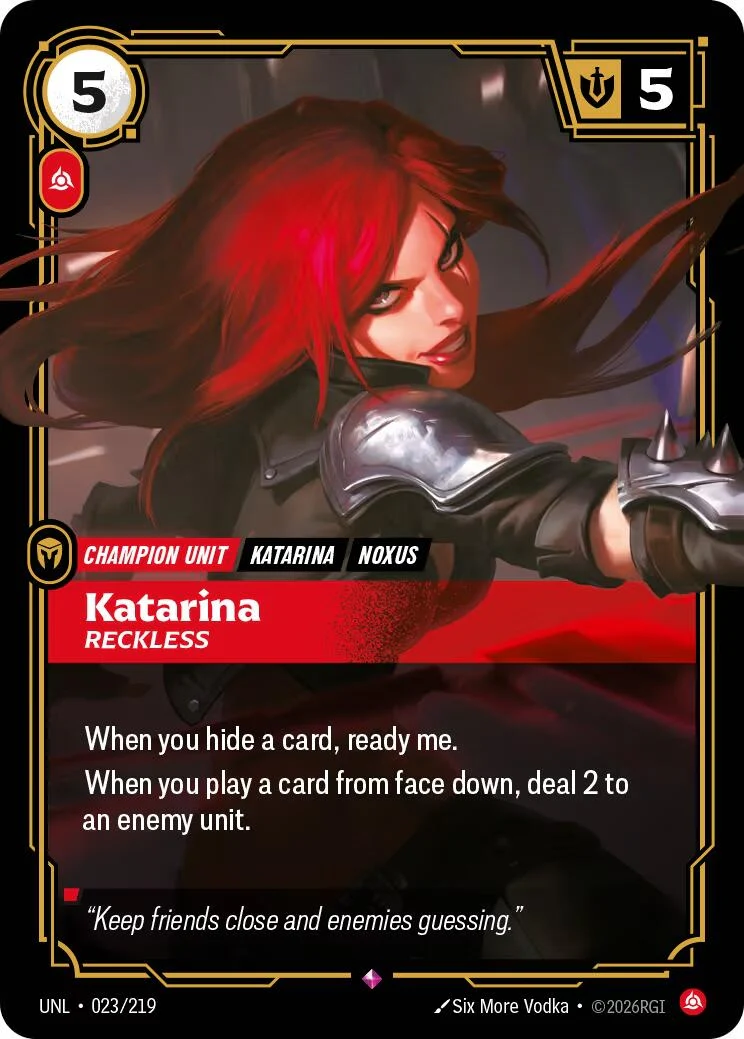 Katarina - Reckless (023/219) (Unleashed)