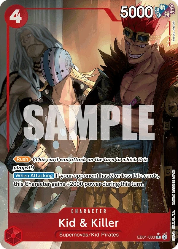 Kid & Killer (Alternate Art) (EB01-003) (Extra Booster: Memorial Collection)