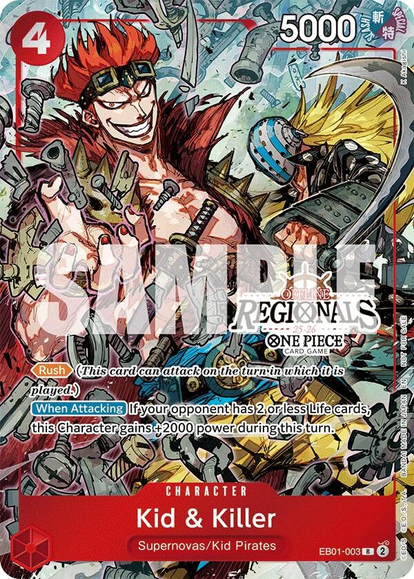 Kid & Killer (Offline Regional Participation Pack 2025 Vol.2) (EB01-003) (One Piece Promotion Cards)