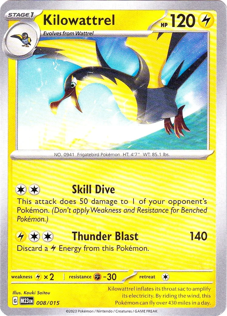 Kilowattrel (008/015) (McDonald's Promos 2023)