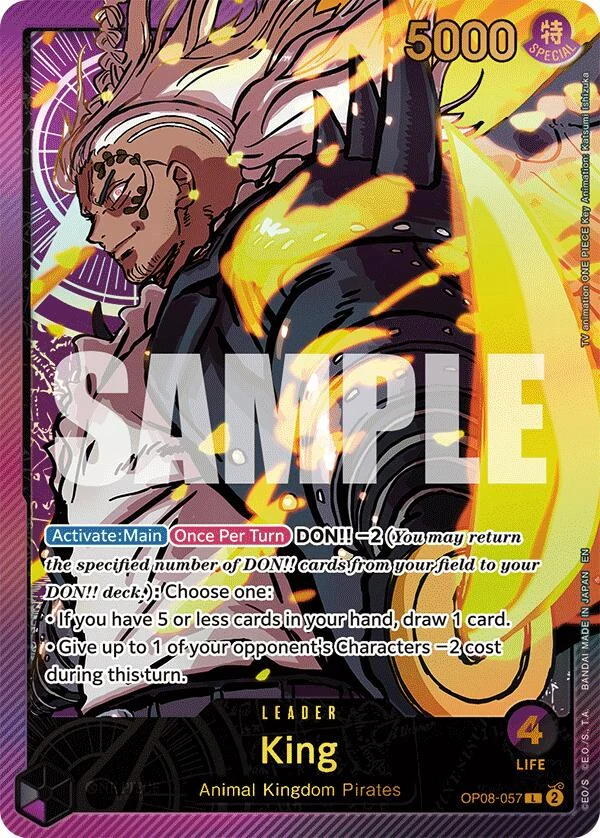 King (SP) (OP08-057) (Extra Booster: Anime 25th Collection)