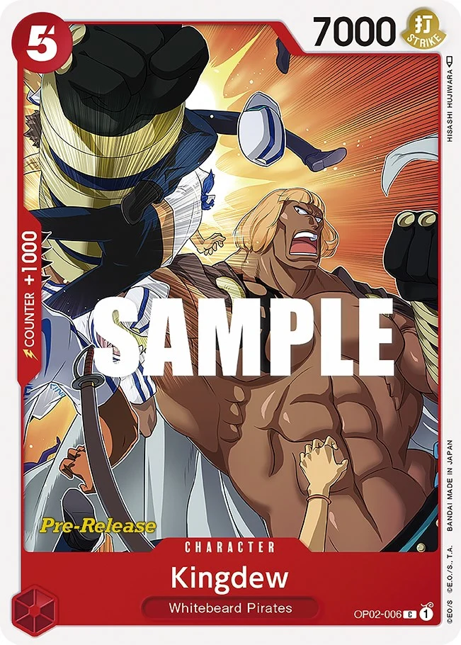 Kingdew (OP02-006) (Paramount War Pre-Release Cards)