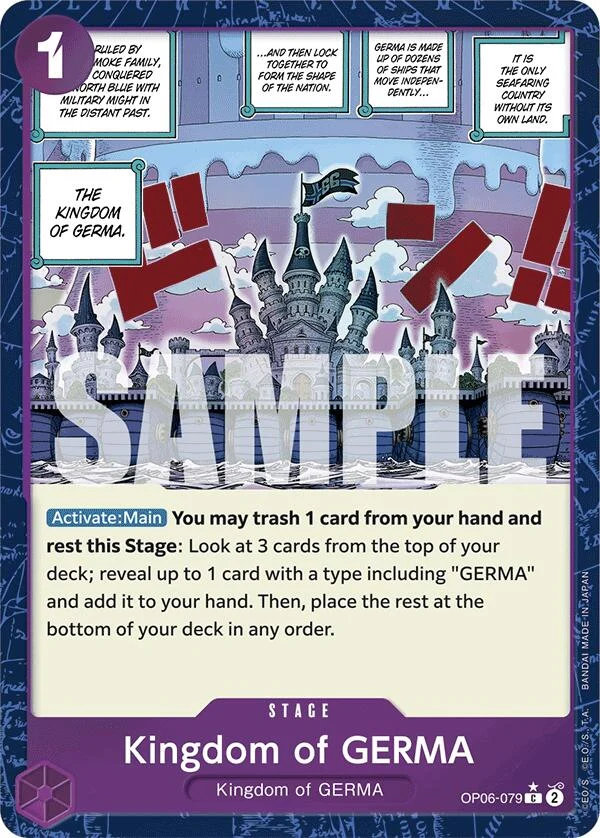 Kingdom of GERMA (Textured Foil) (OP06-079) (Premium Booster -The Best-)