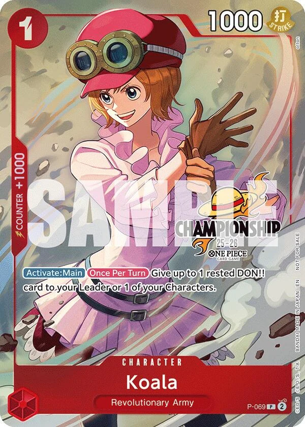 Koala (CS 25-26 Event Pack Finalist Ver.) (P-069) (One Piece Promotion Cards)
