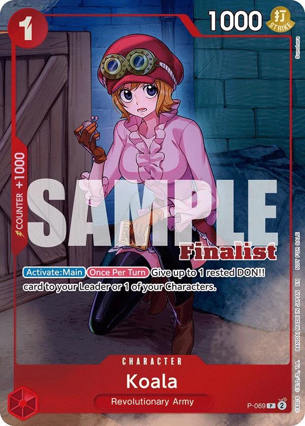 Koala (CS 25-26 Finalist Card Set 2) (P-069) (One Piece Promotion Cards)
