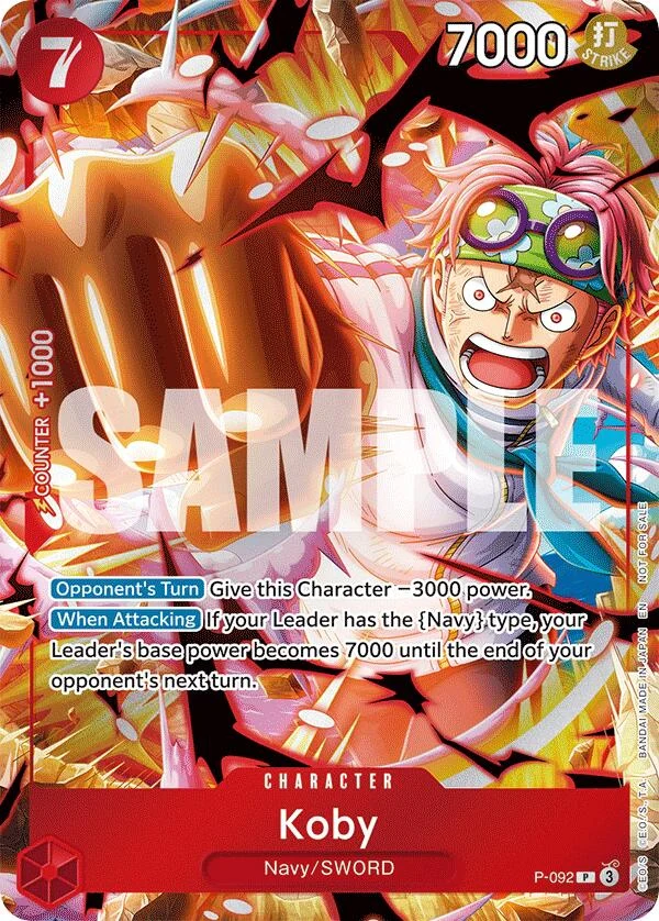 Koby (Event Pack Vol. 7) (P-092) (One Piece Promotion Cards)