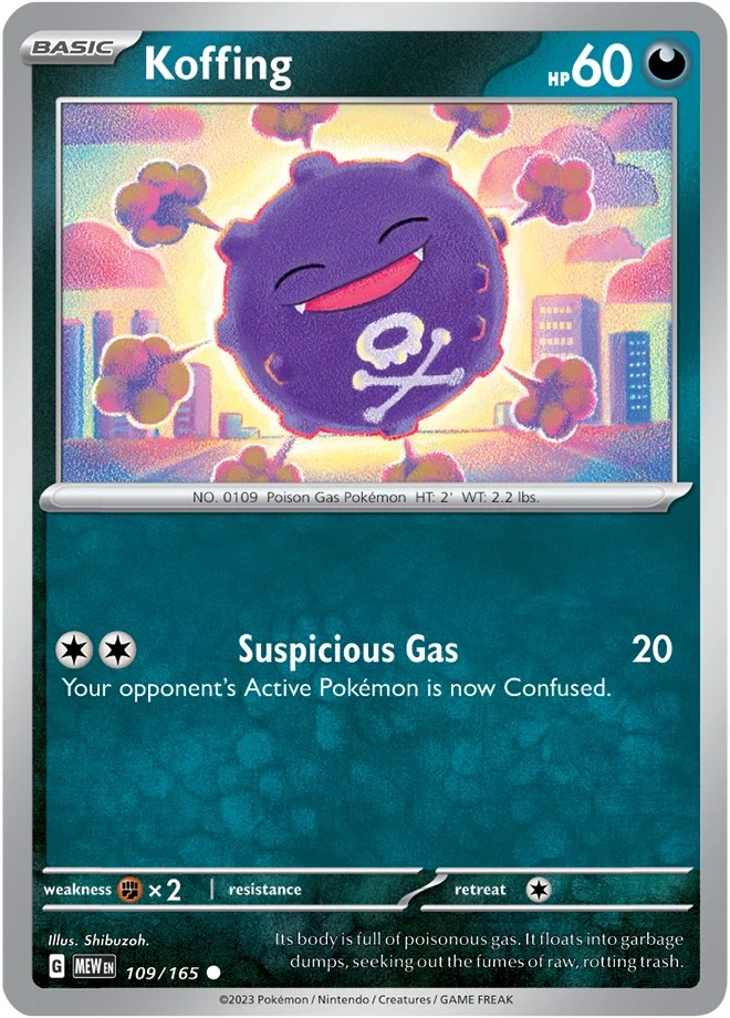 Koffing (109/165) (SV: Scarlet & Violet 151)