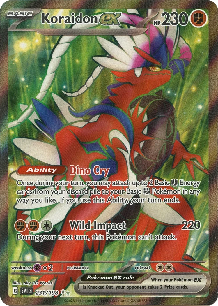Koraidon ex (231/198) (SV01: Scarlet & Violet Base Set)