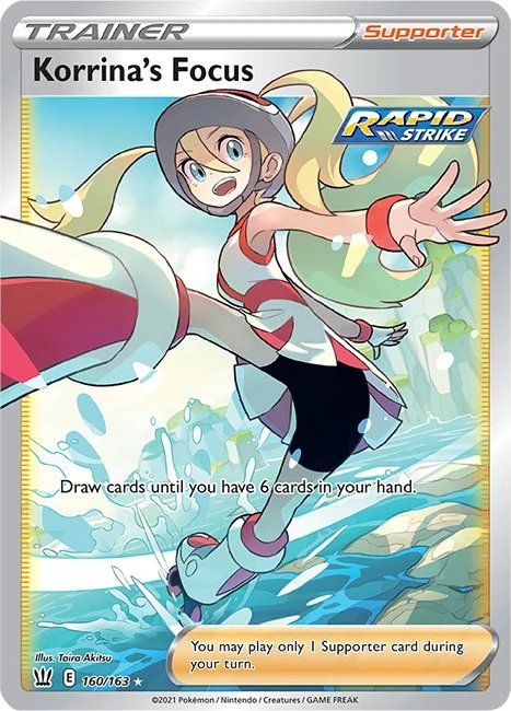 Korrina's Focus (Full Art) (160/163) (SWSH05: Battle Styles)