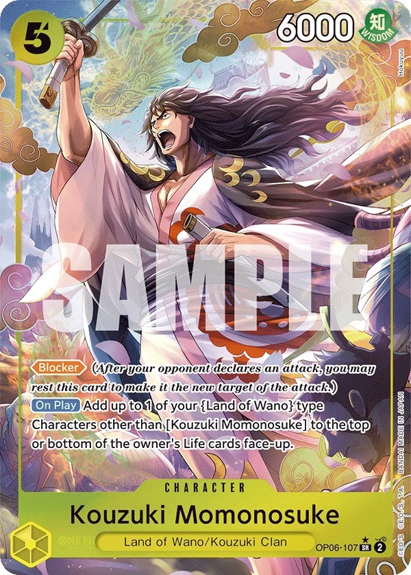 Kouzuki Momonosuke (Alternate Art) (OP06-107) (Wings of the Captain)