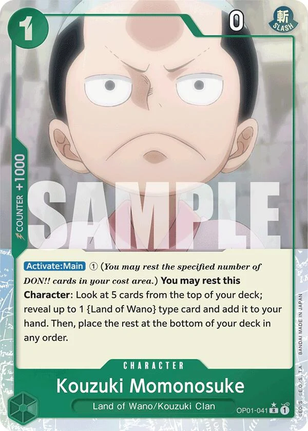 Kouzuki Momonosuke (Full Art) (OP01-041) (Premium Booster -The Best-)