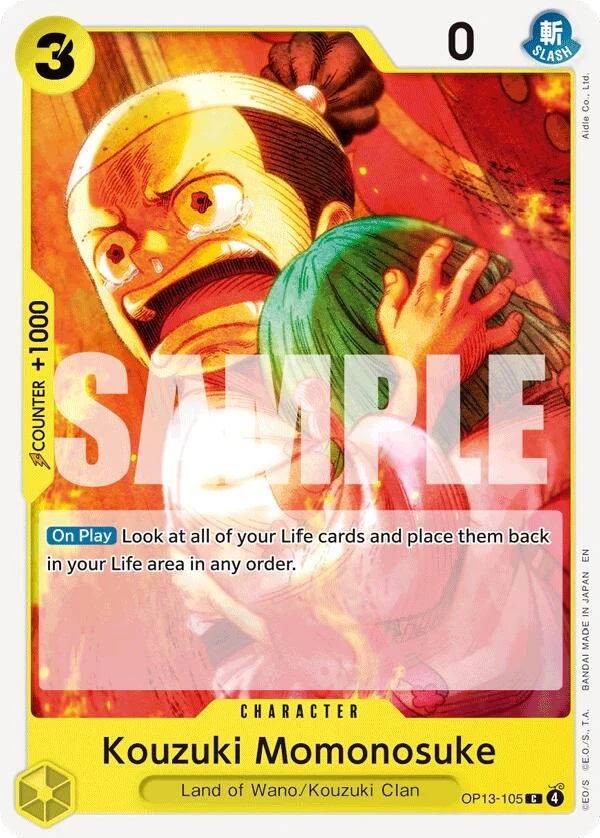 Kouzuki Momonosuke (OP13-105) (Carrying On His Will)