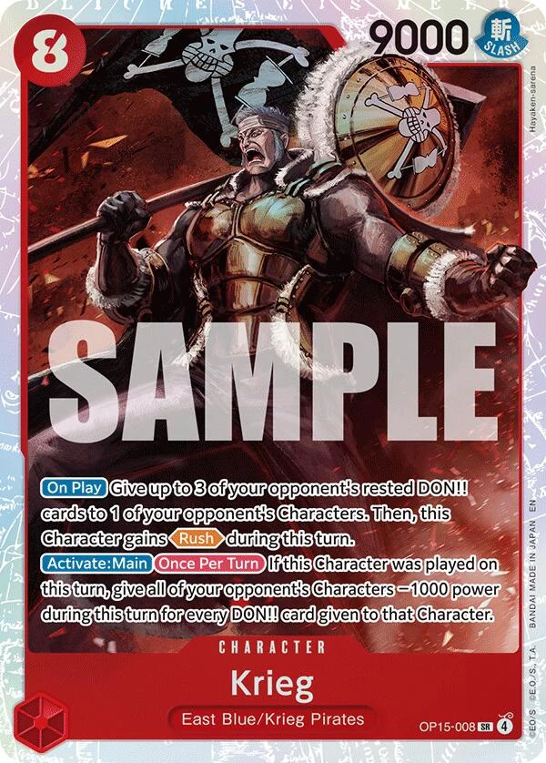Krieg (OP15-008) (OP15-008) (Adventure on Kami's Island)