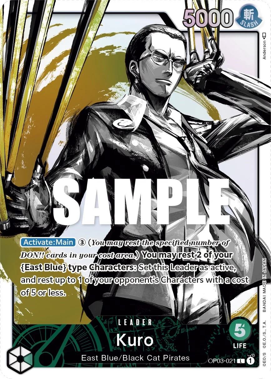 Kuro (Alternate Art) (OP03-021) (Pillars of Strength)