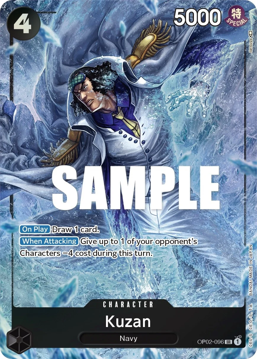 Kuzan (096) (Alternate Art) (OP02-096) (Paramount War)