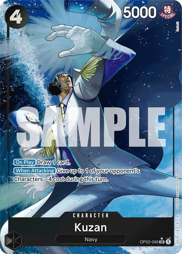 Kuzan (OP02-096) (Alternate Art) (OP02-096) (Premium Booster -The Best-)