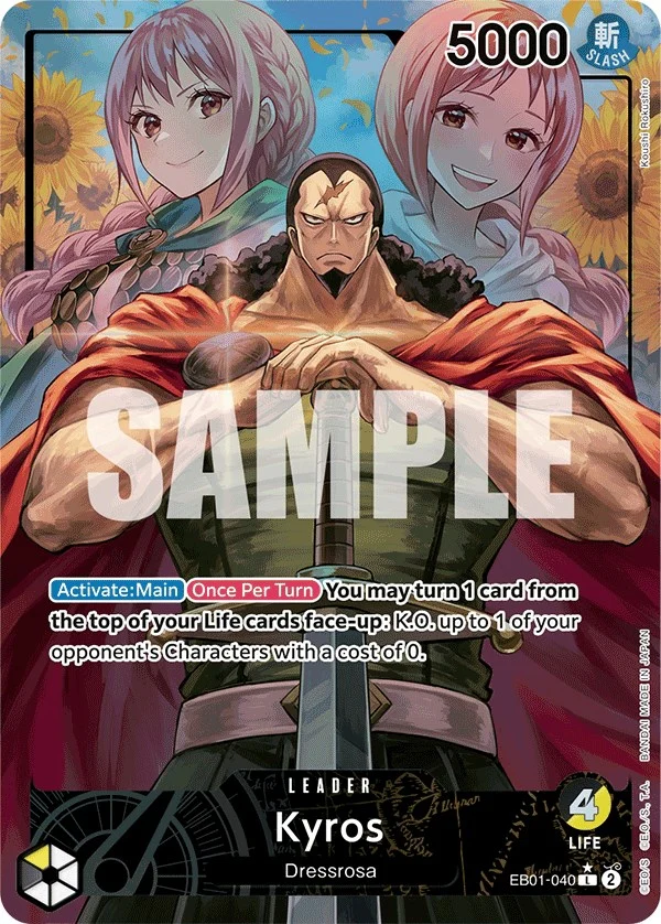 Kyros (Alternate Art) (EB01-040) (Extra Booster: Memorial Collection)
